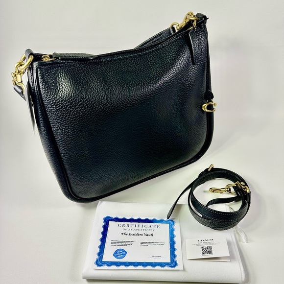 NEW COACH CARY SOFT PEBBLE LEATHER WOMENS BAG BLACK
**Sold on another platform** - Picture 2 of 16